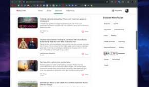 Chrome screenshot that shows the Discover page in the Pocket web app