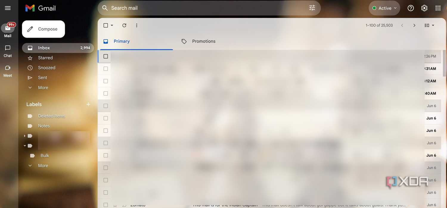 Gmail theme