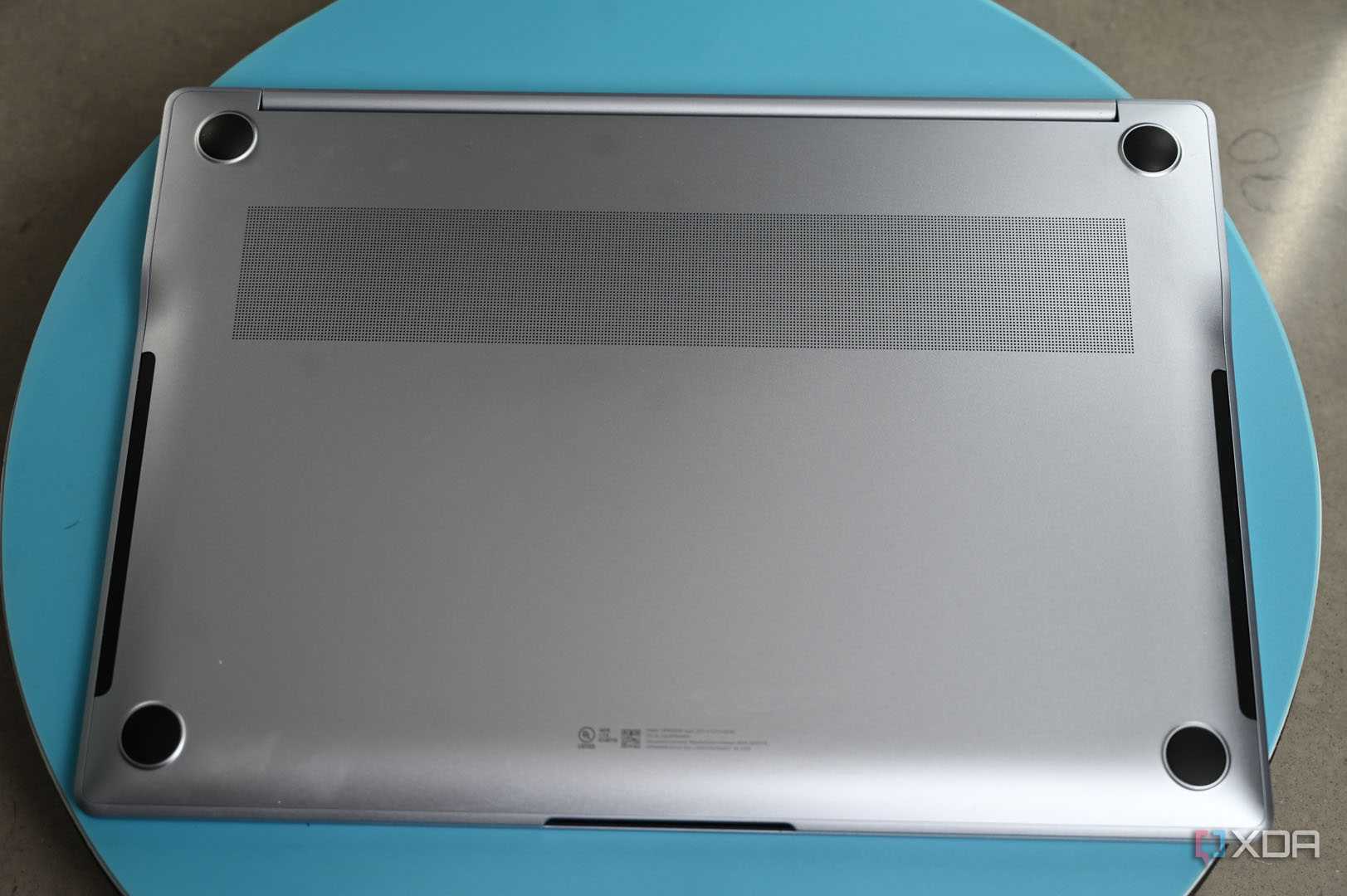 Bottom of Samsung Galaxy Book 4 Edge