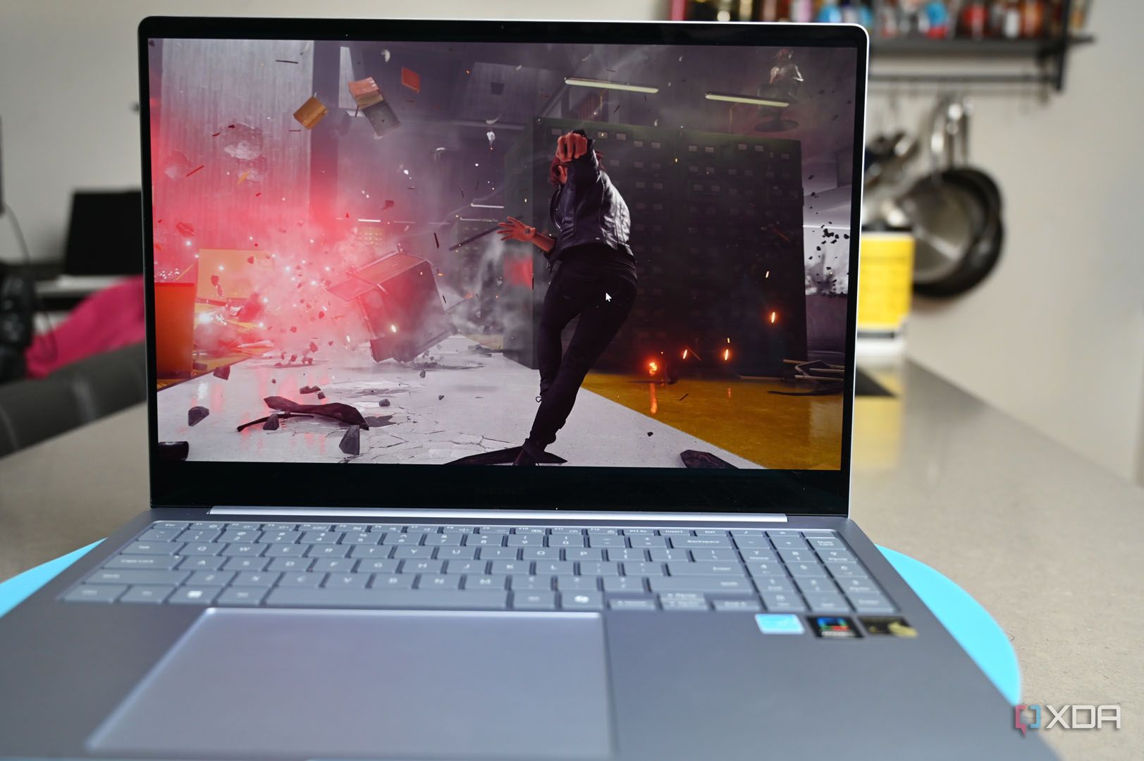 Shot of the video game "Control" on Samsung Galaxy Book 4 Edge