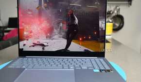 Shot of the video game "Control" on Samsung Galaxy Book 4 Edge