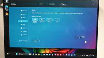 Dolby Access app on Samsung Galaxy Book 4 Edge