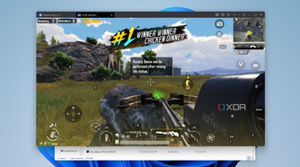 Screenshot of MuMu Player running PUBG Mobile