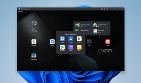 Screenshot of MuMu Player running showing the home page with an open folder
