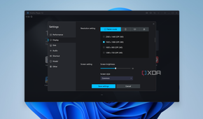 Screenshot of MuMu Player settings for resolution