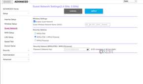 Set guest Wi-Fi Netgear Orbi RBE970