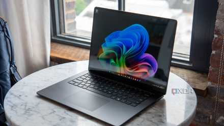a surface laptop on a table