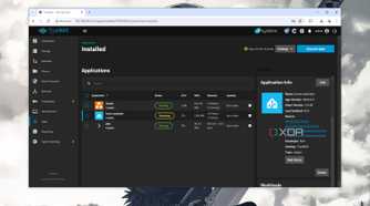 Starting the apps on a TrueNAS Scale instance running on the Aiffro K100 NAS