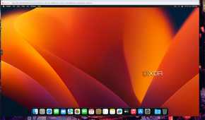 The default macOS Ventura desktop