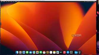 The default macOS Ventura desktop