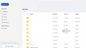 OneDrive home