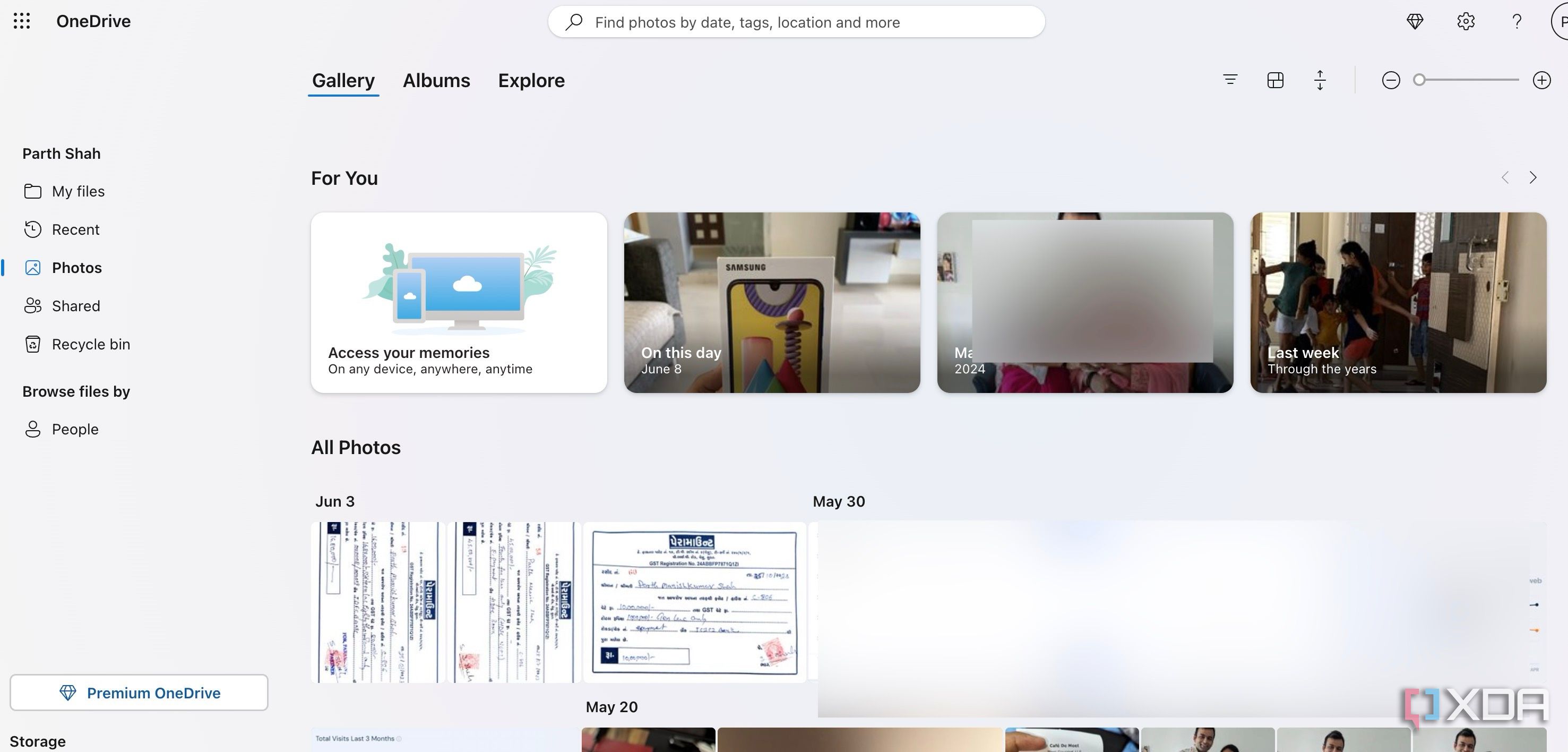 OneDrive media