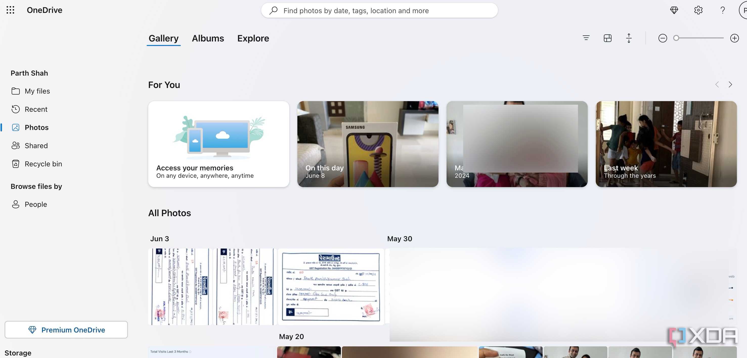 OneDrive media