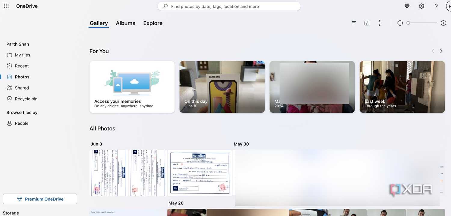OneDrive media