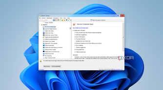 Screenshot of the Winaero Tweaker settings for ads and unwanted apps