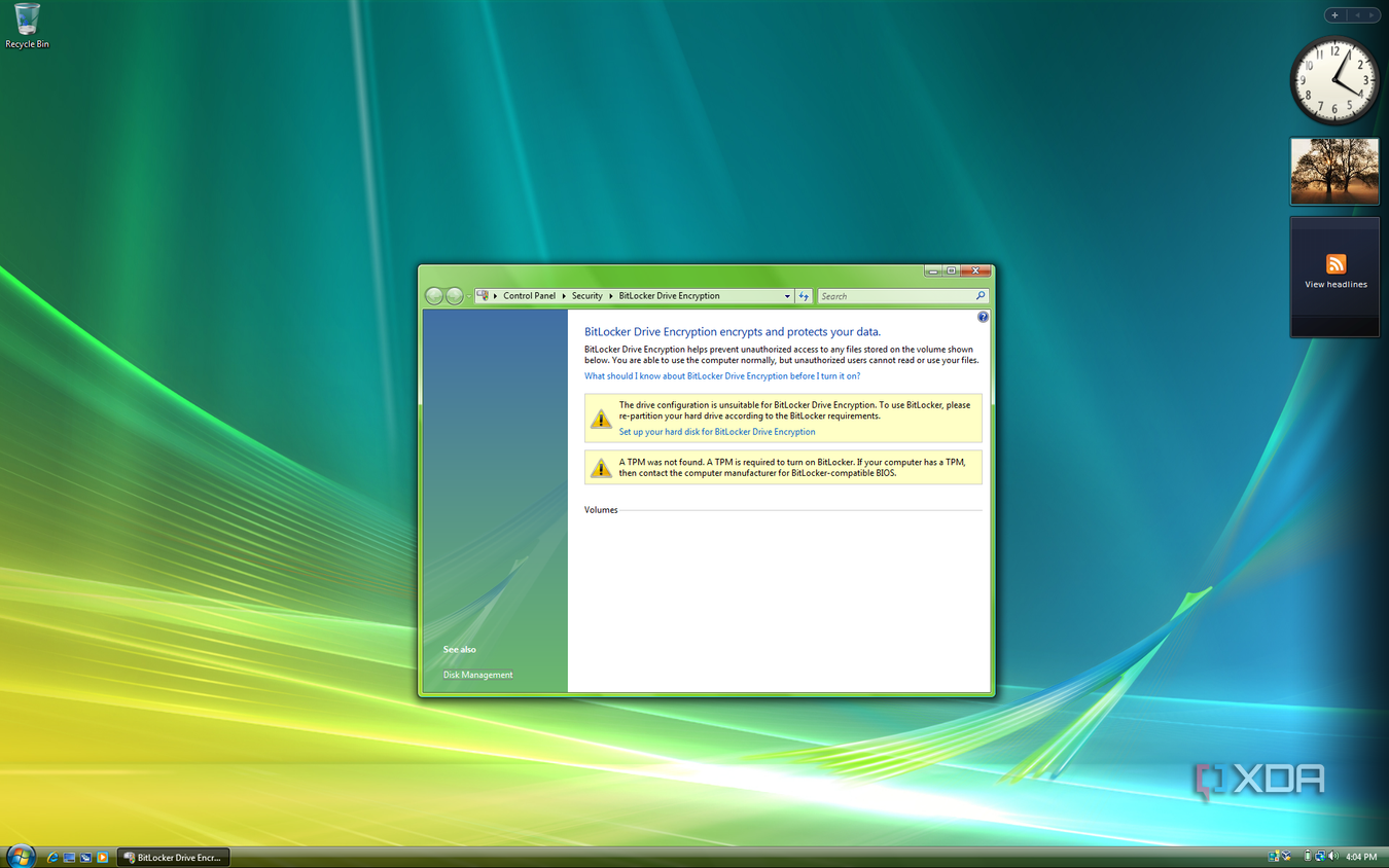 Vista Encryption Was Windows Vista really as awful as we remember?