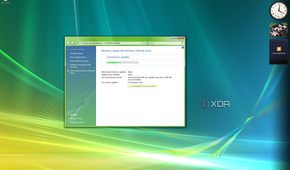 Screenshot of Windows Update in Windows Vista