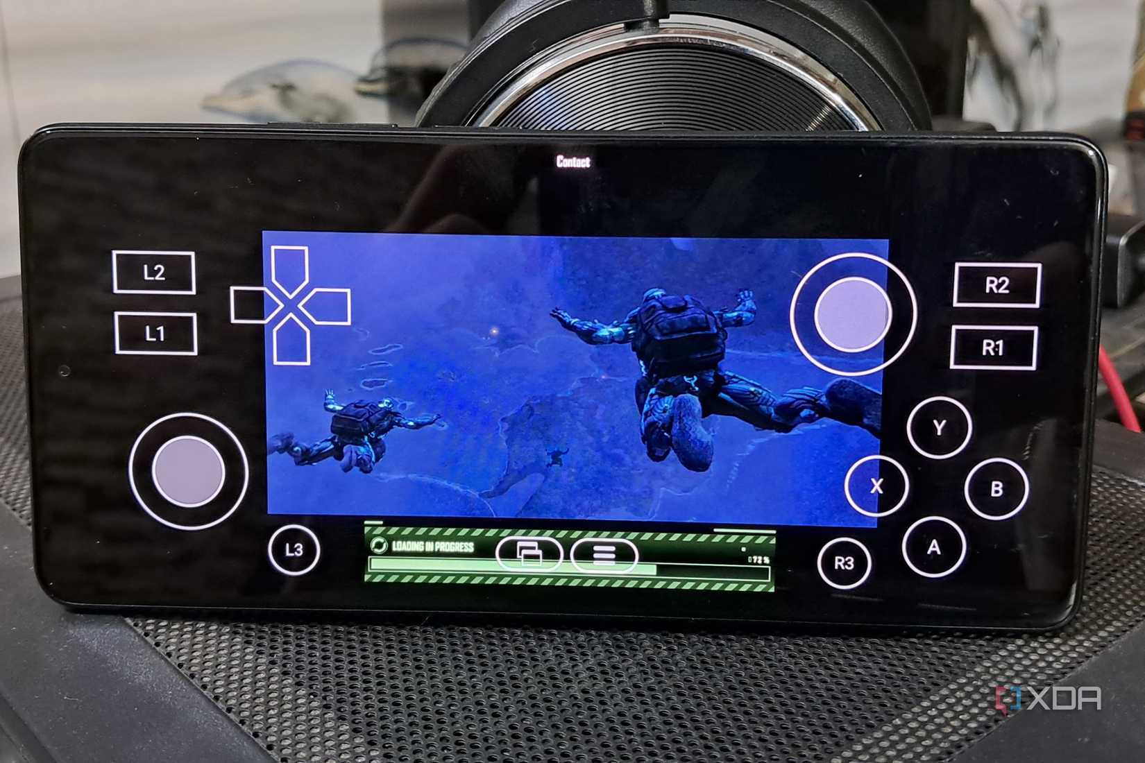 A Poco F5 running Crysis on Winlator