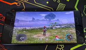 A Poco F5 running Ys VIII on Winlator