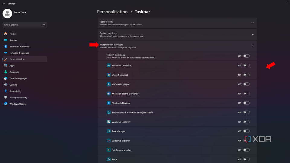 How to personalize your taskbar in Windows 11