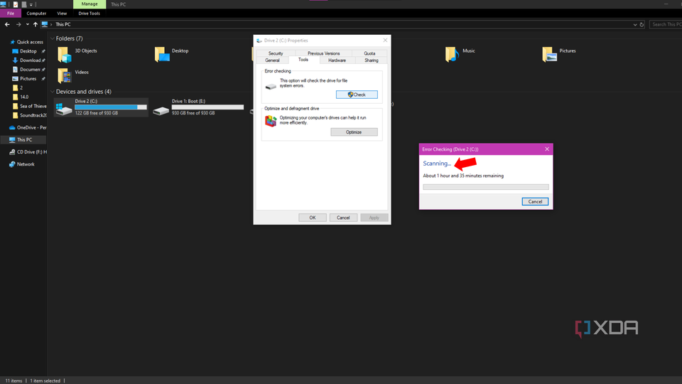 An arrow pointing to the waiting time for the application