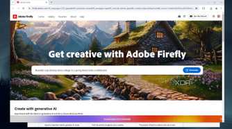 The main Adobe Firefly webpage