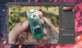 Editing an image in Adobe Photoshop