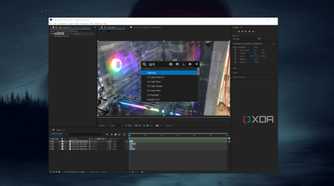 The After Effects interface with the FX Console settings