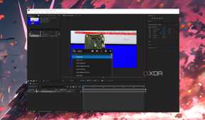 The After Effects interface with the FX Console settings