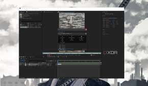 The After Effects interface with the Duik Angela plugins