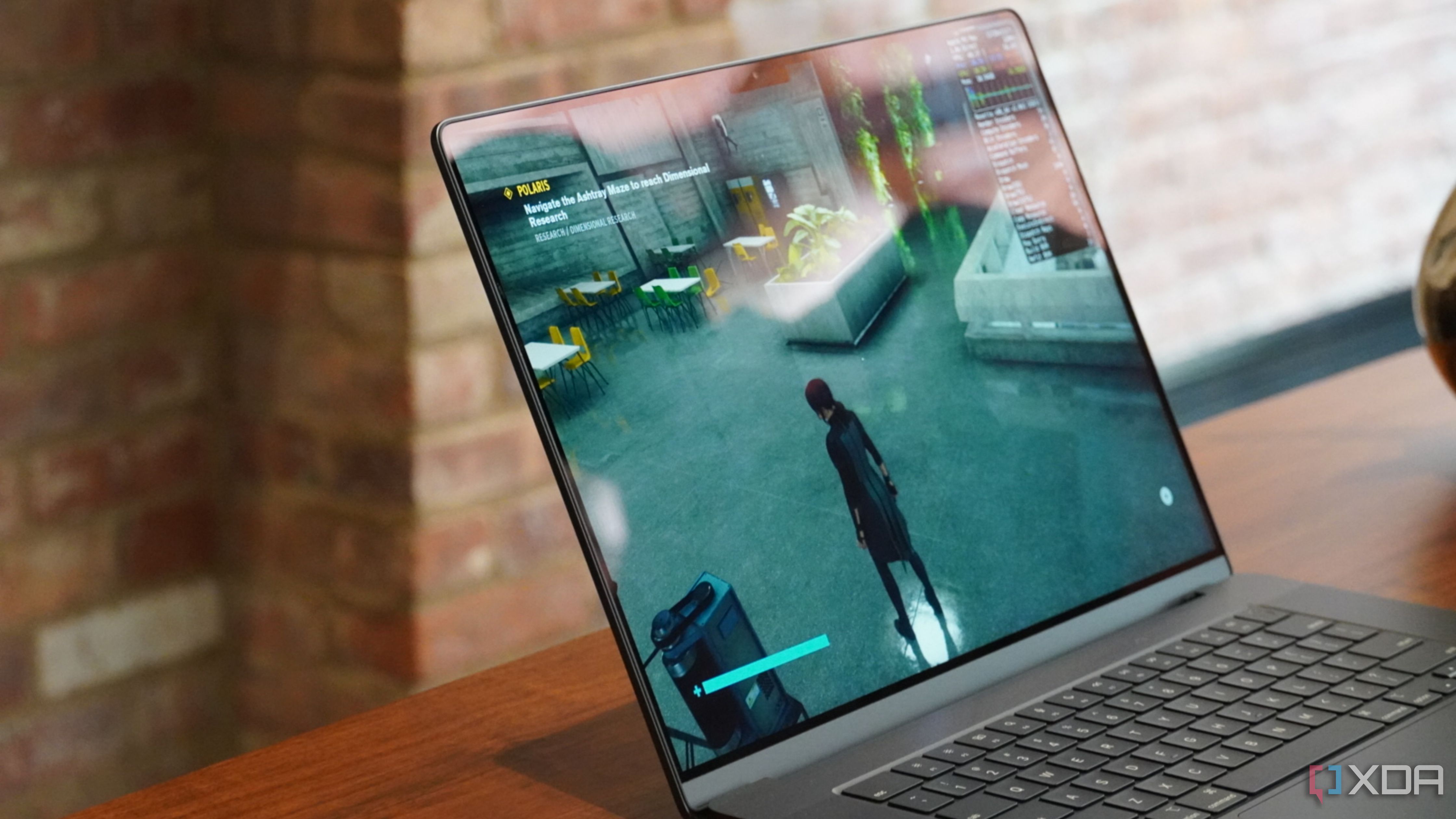 A Windows game being played via Crossover using GPTK2.