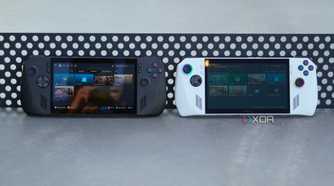 ROG Ally X vs ROG Ally side by side.