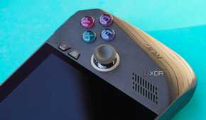 The joysticks and XYAB buttons on the ROG Ally X.