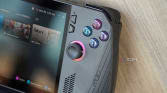 The ROG Ally X showing 96% battery.
