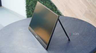 An angled view of an Arzopa portable monitors.