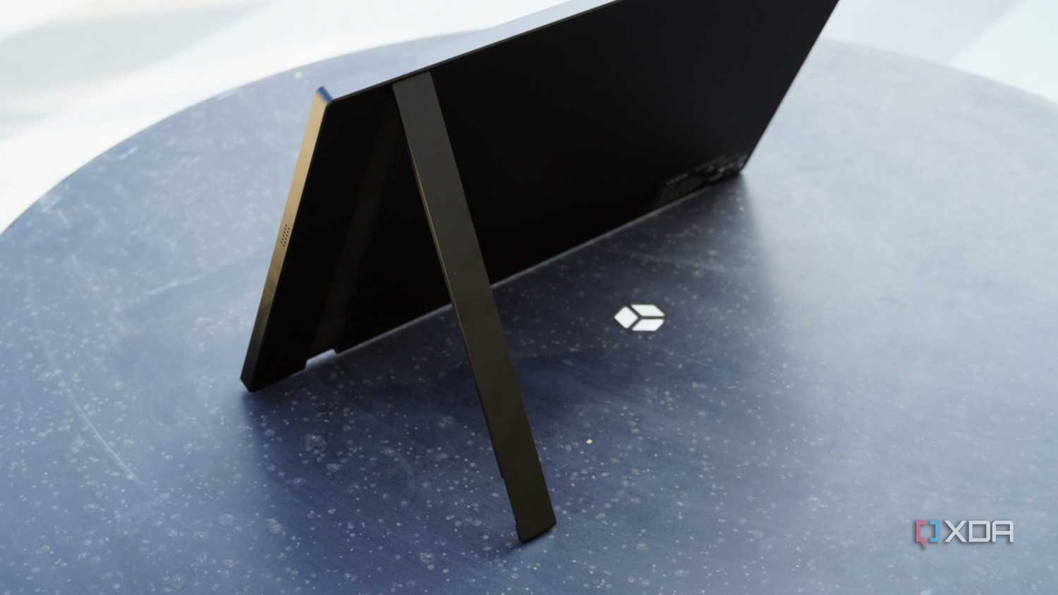 The kickstand of an arzopa portable monitor.