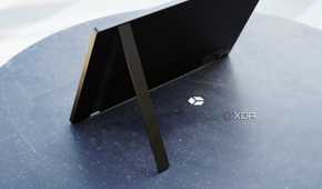 The kickstand of an arzopa portable monitor.
