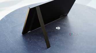 The kickstand of an arzopa portable monitor.