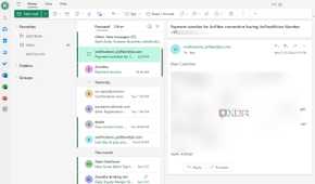 Microsoft Outlook home