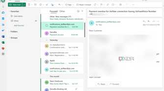 Microsoft Outlook home