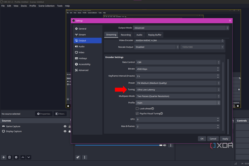 View of How to reduce lag when using OBS Studio on an older gaming PC