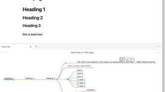 Mind maps in Obsidian