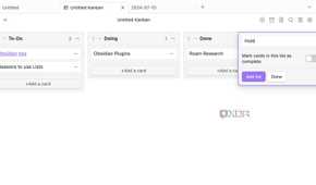 add lists in Obsidian