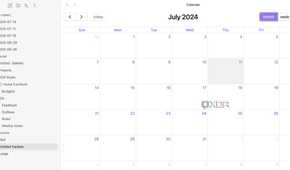 Enable calendar Obsidian