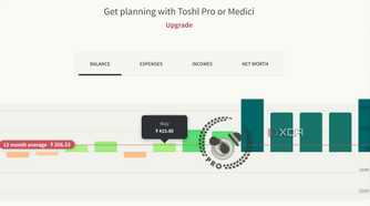 A screenshot showing Toshl Pro