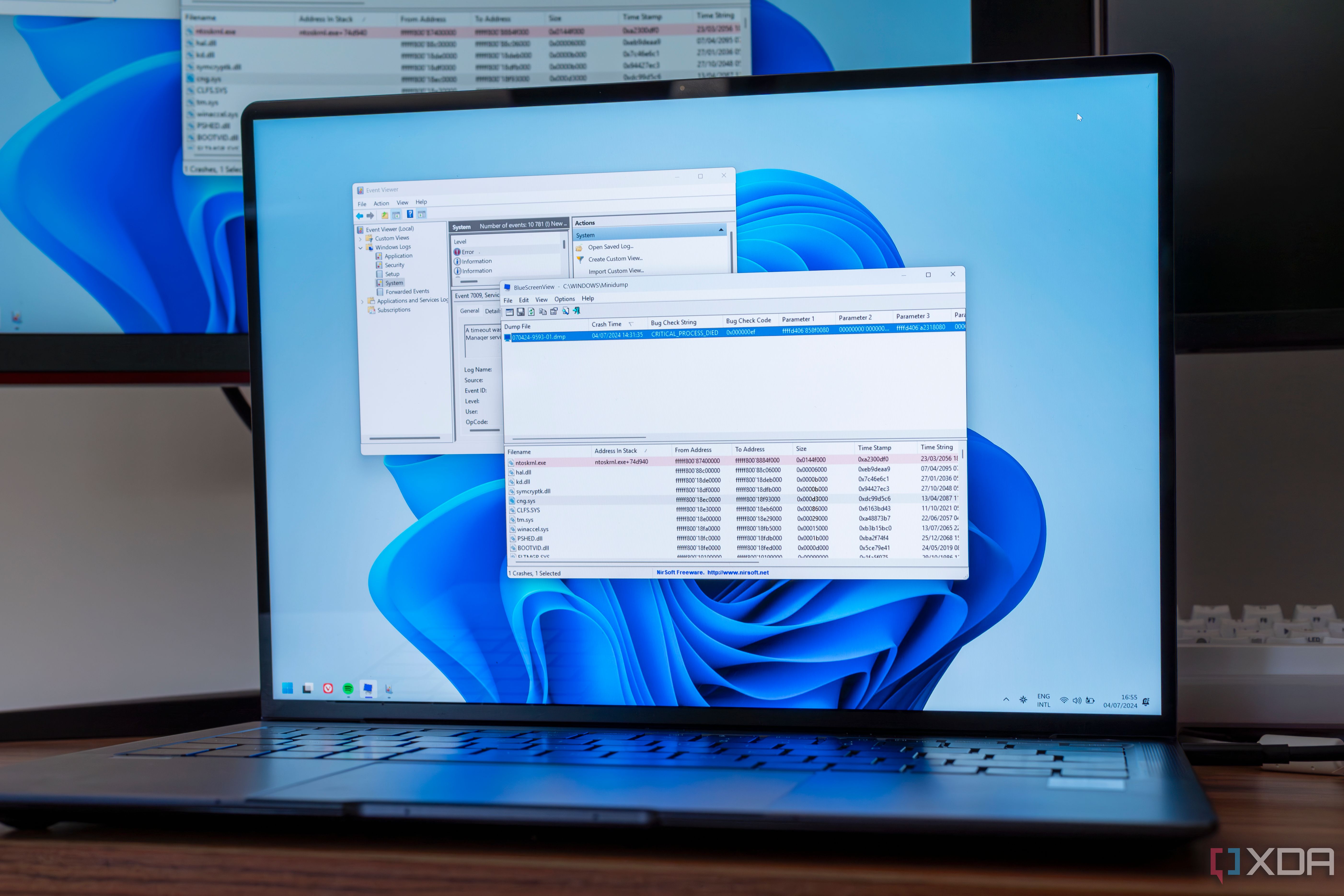 If you have blue screen problems, BlueScreenView can help you find
