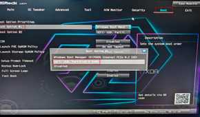 image showing the boot from usb option in bios