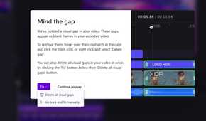 Clipchamp fix gaps