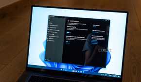 A Windows 11 laptop showing settings for Core isolation in the Windows Security app