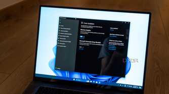 A Windows 11 laptop showing settings for Core isolation in the Windows Security app